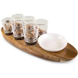 Picnic Time Legacy Cantinero Shot Glass Serving 9pcs