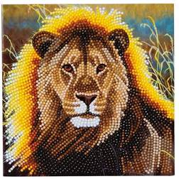 Crystal Card Kit Resting Lion