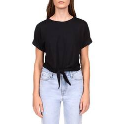 Sanctuary All Day Tie Tee - Black