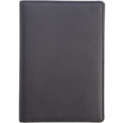 Royce RFID Blocking Vaccine Card Passport Wallet - Black