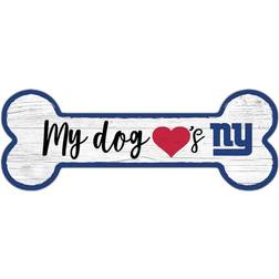 Fan Creations New York Giants Team Dog Bone Sign