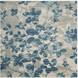 Safavieh Evoke Collection Gray, Blue 79x79"