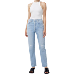 Agolde 90'S Pinch High Rise Straight Jeans - Flashback