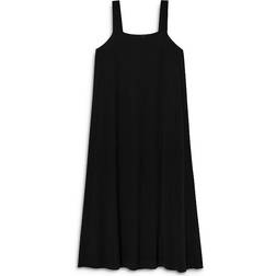 Eileen Fisher Silk Midi Dress - Black
