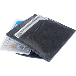 Royce Card Case Wallet - Black/Blue