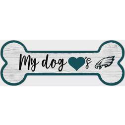 Fan Creations Philadelphia Eagles Team Dog Bone Sign