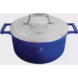 Saveur Selects Série Voyage Poêle À Frire En Fonte 25 CM Classique Bleu 4.7 L 30.9 cm