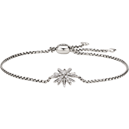 David Yurman Starburst Station Chain Bracelet - Silver