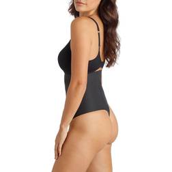 TC Fine Intimates High Waist Shaping Thong - Black