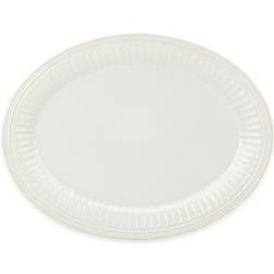 Lenox French Perle Groove Oval Plateau de Service