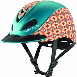 Troxel Fallon Taylor Teal Aztec Helmet