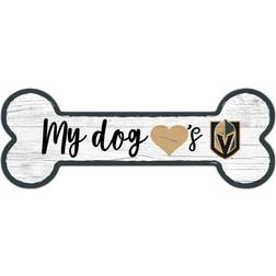 Fan Creations Vegas Golden Knights Team Dog Bone Sign Board