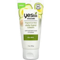 Yes To Avocado Daily Hand Cream Fragrance-Free 3 oz (85 g)