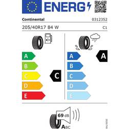 Continental WR17 TL 84W CO ULTRACONTACT XL FR