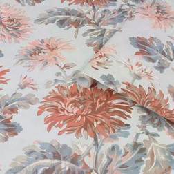 Laura Ashley Maryam Crimson Floral Smooth Wallpaper