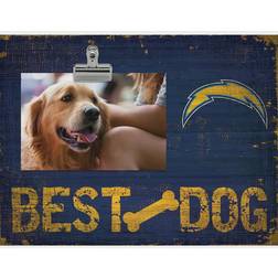 Fan Creations Los Angeles Chargers Best Dog Clip Photo Frame