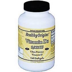 Healthy Origins Vitamin D3 5000 IU 540 Softgels