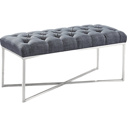 Armen Living Noel Settee Bench 43x17"