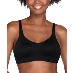 Vanity Fair Beyond Comfort Simple Sizing Wirefree Bra - Mid Black