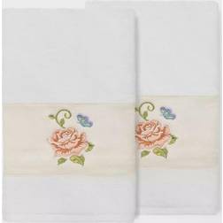 Linum Home Textiles Rebecca Guest Towel White (76.2x40.64cm)