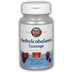 Kal B-12 Methylcobalamin Berry 1000 mcg 60 Lozenges 60 pcs
