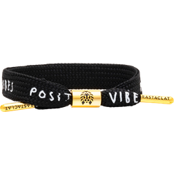 Rastaclat Positive Vibes Bracelet - Black/Gold