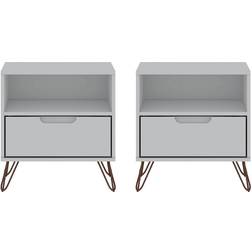 Manhattan Comfort Rockefeller Comodino 44.8x51cm
