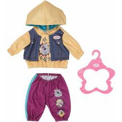 Baby Born BABY born Outfit with Hoody, Dockkläduppsättning, 3 År, 191,25 g