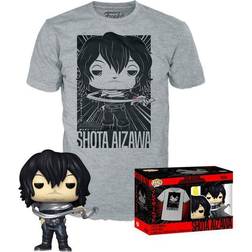 Funko My Hero Academia Shota Aizawa Pop! Vinyl Figure with Adult Gray Pop! T-Shirt