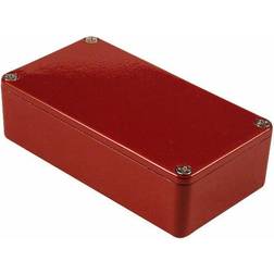 Hammond 1590BRD Aluminium 'Stomp Box' Enclosure Red (112 x 60 x 31mm)