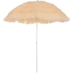 OutSunny Beach Umbrella 01-0025 Polyester, PP, Steel Yellow