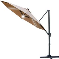 OutSunny Cantilever LED Parasol 300cm