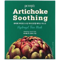 Petitfee Artichoke Soothing Hydrogel Face Mask Set 32g x 5pcs instock 1085815307