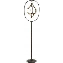 Black Metal Eclectic Candle Holder Lantern Candle Holder 60"