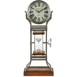 Metal Analog Tabletop Clock Table Clock 14.3"
