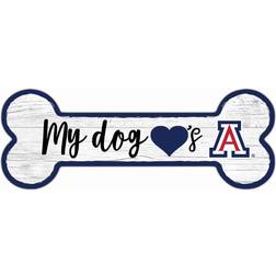 Fan Creations Arizona Wildcats Team Dog Bone Sign Board