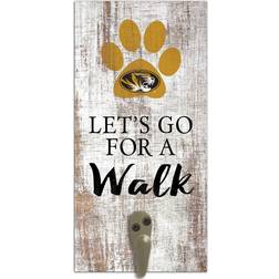 Fan Creations Missouri Tigers Dog Leash Holder Sign Board