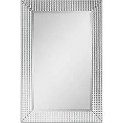 Empire Art Direct Bling Beveled Glass Rectangle Wall Mirror Wall Mirror 24x36"