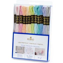 DMC Moulinégarn 12-pack Pastels