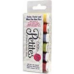 Sulky Sampler 12wt Cotton Petites 6/Pkg-Summer Assortment