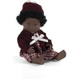 Miniland 31069 Baby Doll African Girl with Down Syndrome 15"