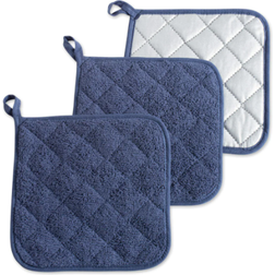 DII Terry Pot Holders Blue (17.78x17.78cm)