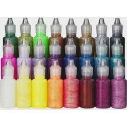 Panduro Hobby Glitterglue 24x20ml Multi Mix