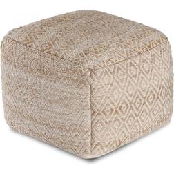 Anji Mountain Cherokee Pouffe 17"