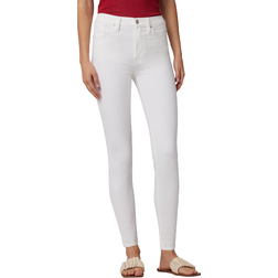 Hudson Barbara High-Rise Super Skinny Ankle Jeans - White