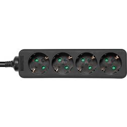 Deltaco GT-0422 stikdåse 3680 Watt