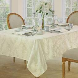 Elrene Home Fashions Barcelona Tablecloth Beige (132.08x132.08)