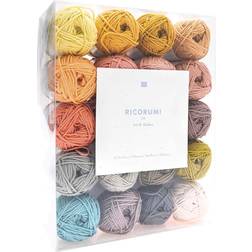 Rico Design Ricorumi Ltd Yarn, Pack of 20, 25g, Multi