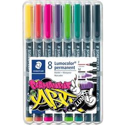 Staedtler LUMOCOLOR PERM FMB 8 ASS/BOKS