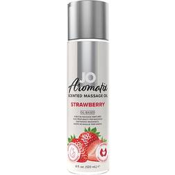 System JO Erotisk massageolie Aromatix Scented Jordbær 120 ml